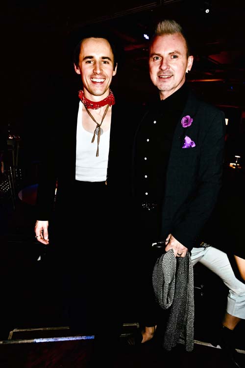 Reeve Carney and Kenny Lewis . Photo by: Rose Billings/Blacktiemagazine.com