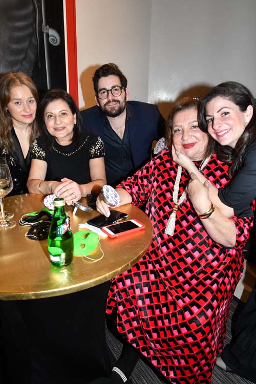 Dasha Sukovatitsyn, Liza Berman, Daniel Berman, Anna Nakhamkin and Rebecca Gabin...A very special and loving family. Photo by: Rose Billings/Blacktiemagazine.com