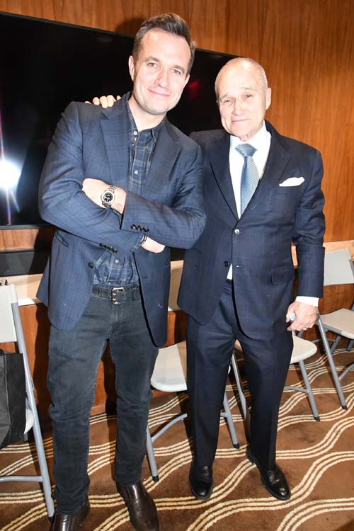 Greg Kelly and his dad Ray Kelly. Photo by: Rose Billings/BlackTieMagazine.com