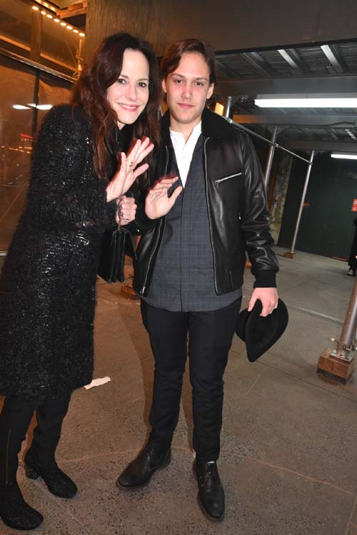 Mary Louise Parker and her son. Photo by: Rose Billings/BlackTieMagazine.com