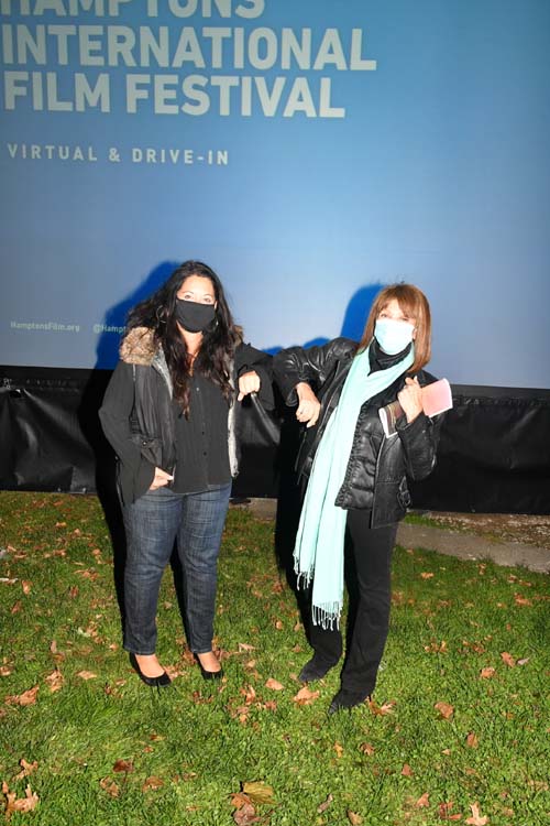 Lina Plath (Frank PR) and Vice Chair HIFF Kim Brizzolara. Photo by: Rose Billings/Blacktiemagazine.com