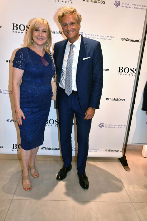 Katlean de Monchy and Stephen Born, CEO, President Americas, Hugo Boss Foundation. Photo by: Rose Billings/Blacktiemagazine.com