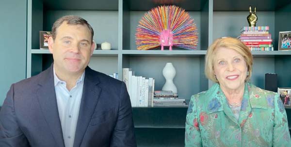 Philanthropist Dagmar Dolby and her son David Dolby of Dolby Family Ventures