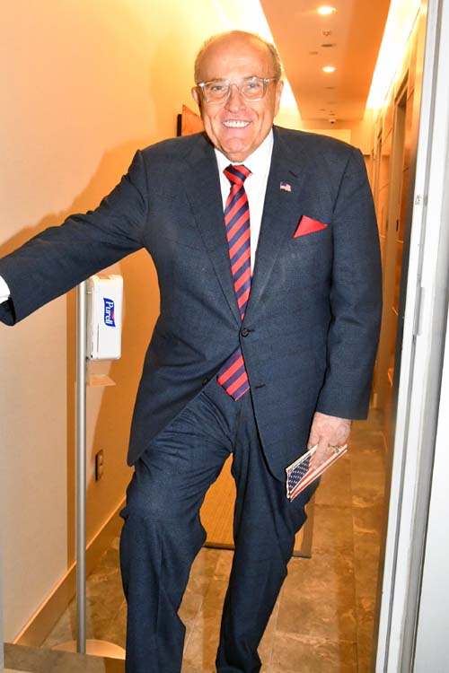 Rudy Giuliani at Fundraiser. Photo by: Rose Billings/Blacktiemagazine.com