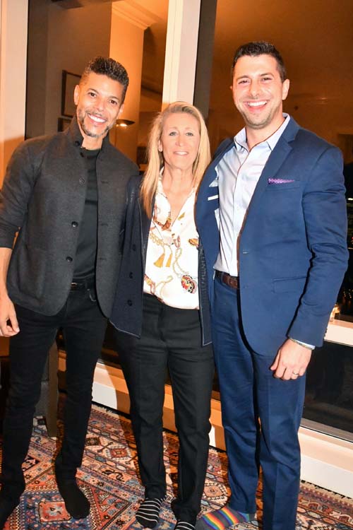 Wilson CRUZ, Judith Kasen Windsor and Jonathan Lovitz for PA State Representative. Photo by: Rose Billings/Blacktiemagazine.com
