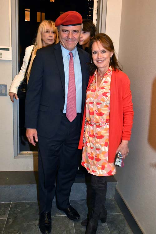 Curtis Sliwa and Trisha Duval. Photo by: Rose Billings/Blacktiemagazine.com
