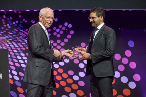 Ira Akselrad and Gala honoree Nadeem Meghji