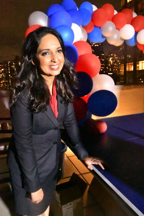 Dr Devi, Party for Public Advocate. Photo by: Rose Billings/Blacktiemagazine.com
