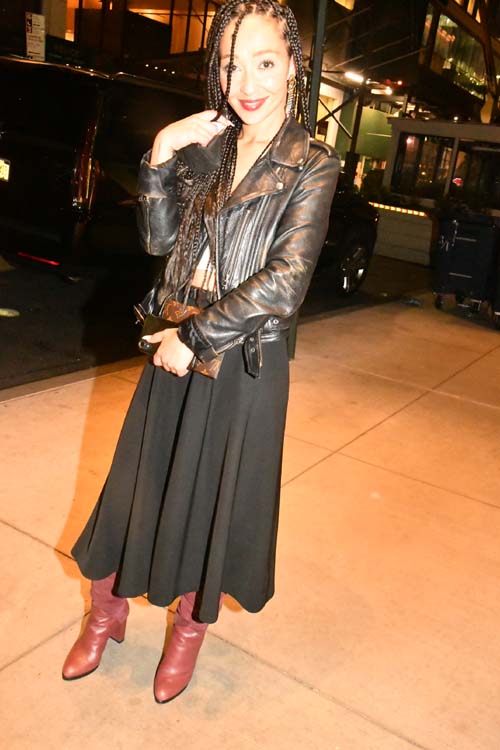 Ruth Negga after her film passing after Alice Tully Hall Screening.Photo by: Rose Billings/Blacktiemagazine.com
