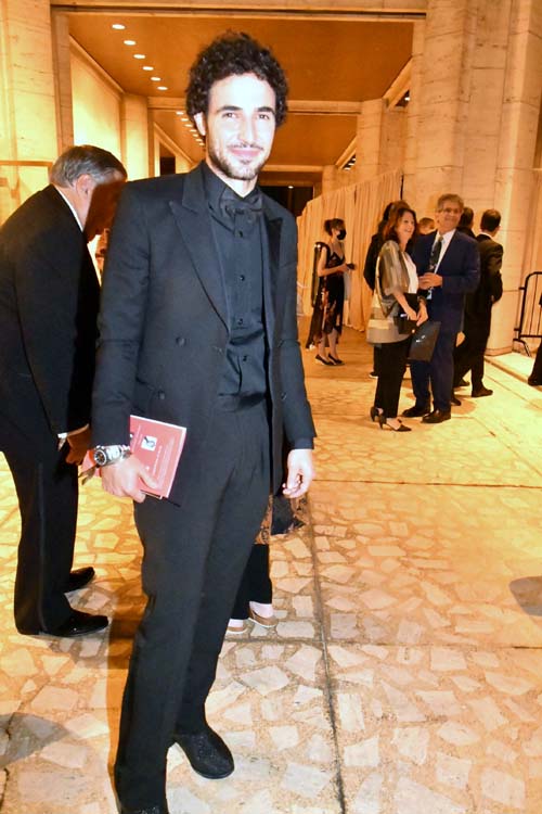 Zack Posen leaving the New York City Ballet Fall Fashion Gala.   Photo by:  Rose Billings/Blacktiemagazine.com