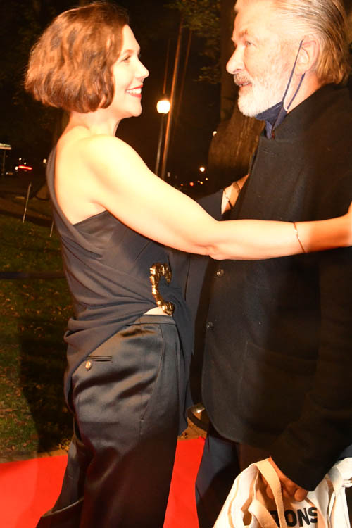 Maggie Gyllenhaal and Alec Baldwin.  Photo by:  Rose Billings/Blacktiemagazine.com