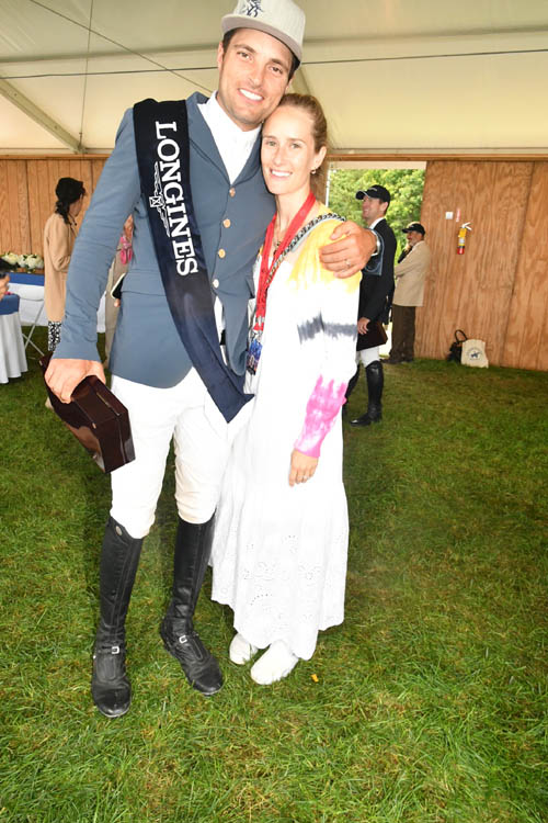 Daniel Bluman and his lovely wife. Photo by: Rose Billings/Blacktiemagazine.com