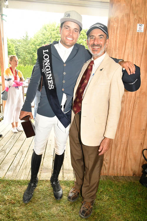 Daniel Bluman and Marty Bauman, Chief Press Officer. Photo by: Rose Billings/Blacktiemagazine.com