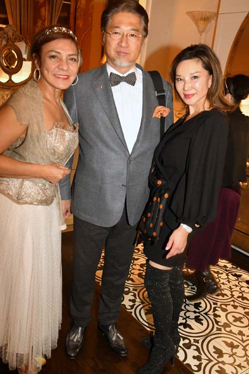 Mariebelle Lieberman, Massa and Keiko Aioki. Photo by: Rose Billings/Blacktiemagazine.com