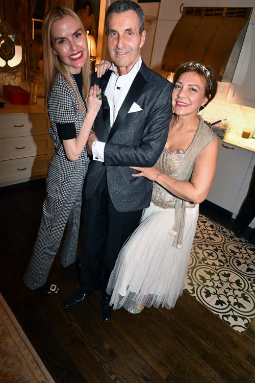 Barbara Regna, Peter Regna & Mariebelle Lieberman. Photo by: Rose Billings/Blacktiemagazine.com