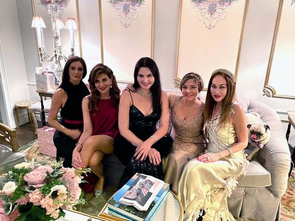 Gretchen Mathews, Lauren Venoni Vernon Alessandra Emanuel Mariebelle Lieberman Lucia Hwong . Photo by: Rose Billings/Blacktiemagazine.com