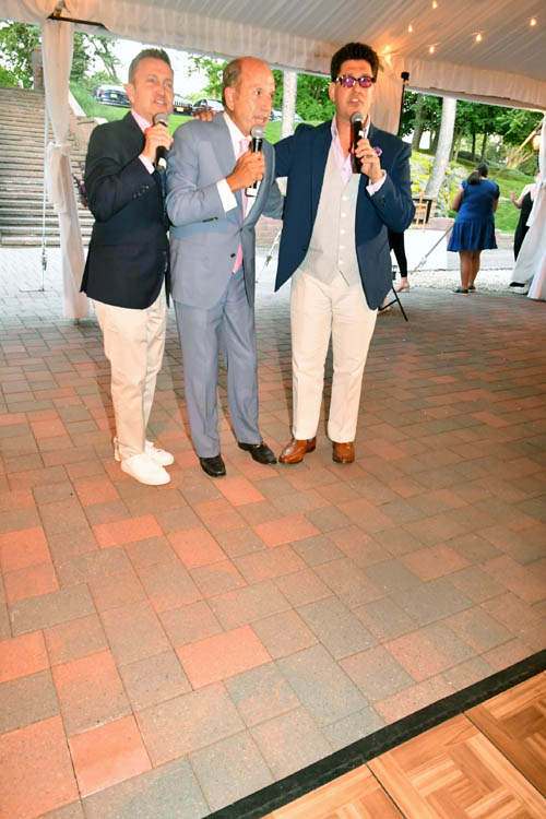 Jeff Harnar , John Williams and Danny Bacher. Photo by" Rose Billings/Blacktiemagazine.com