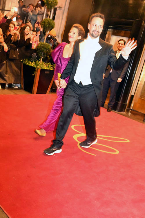   Lin Manuel Miranda and Vanessa Nadal. Photo by:  Rose Billings/Blacktiemagazine.com
