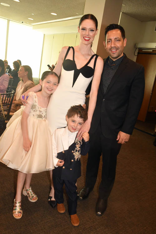 Coco Rocha and Her Very Special Family. Photo by: Rose Billings/Blacktiemagazine.com