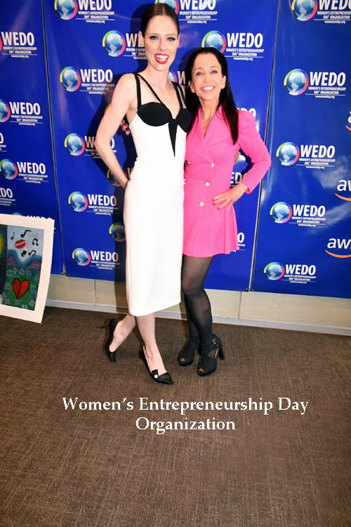 Coco Rocha and Wendy Diamon. Photoby: Rose Billings/Blacktiemagaine.com