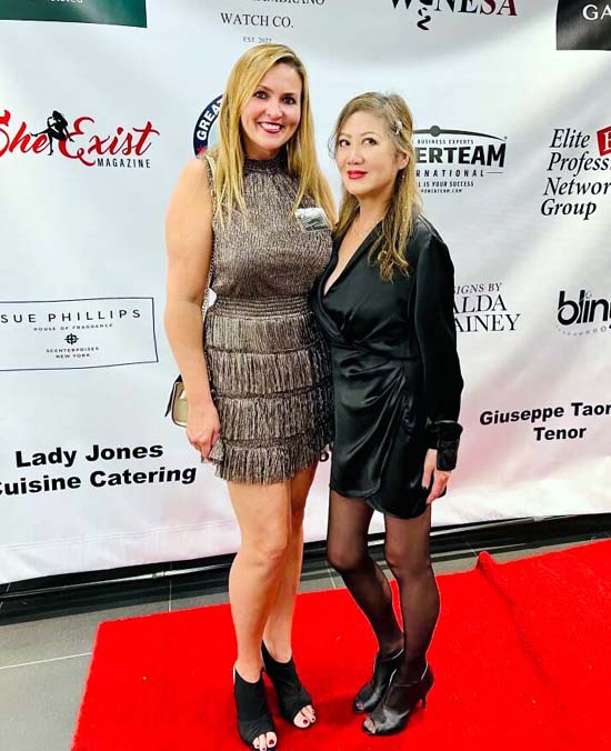 Cynthia Stepien of Stepien International Productions and Caryn Chow