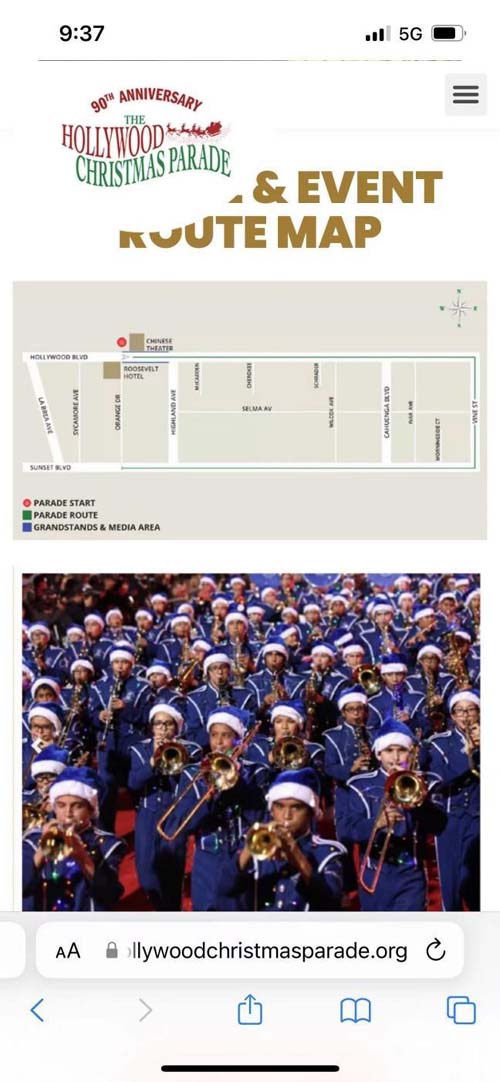 The Hollywood Christmas Parade