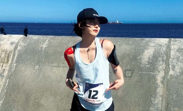 Elaine Du, 7th World Marathon Challenge