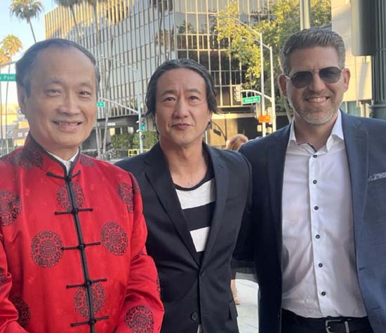 Doctor Wang, Terry Chen who plays Doctor Wang, David Fisher, the producer.