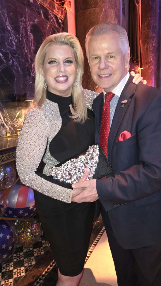 Rita Cosby and Tomaczek Bednarek. Photo by: Rose Billings/Blacktiemagazine.com