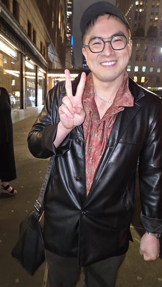 Bowen Yang. photo by: rose billings black tie international magazine