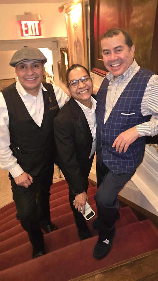 Oswaldo Maria Domingo make it happen at the Players Club