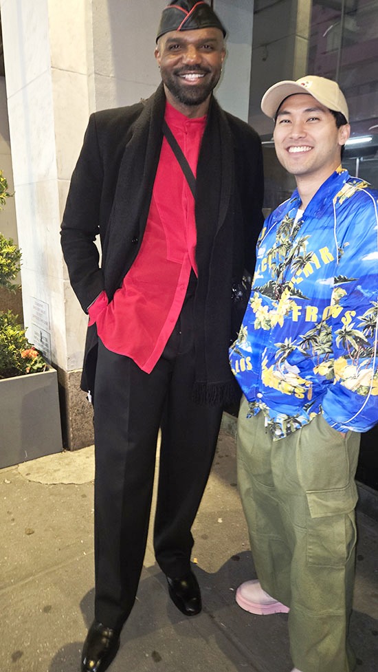 The Balusters , Opening Night Broadway, Picture 7, Carl Clemons Hopkins and Jason Ha