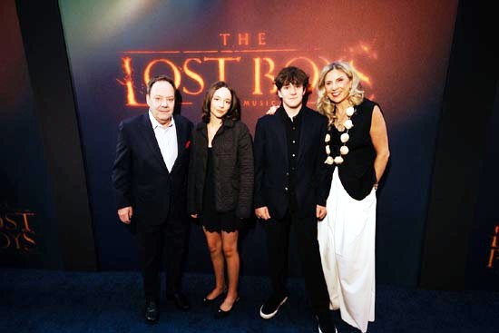 The_lost_Boys_Opening_Night_on_Broadway_pic_2 - Palace Theater Owner James L. Nederlander and family