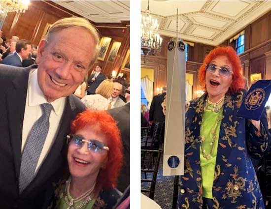 Judy Kuriansky with Governor Pataki