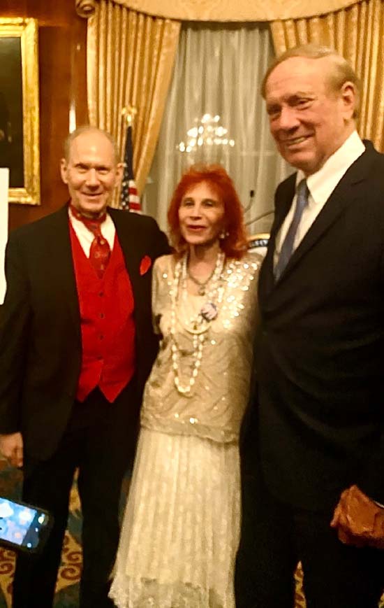 Russell Daisey, Dr. Judy Kuriansky and Governor George Pataki