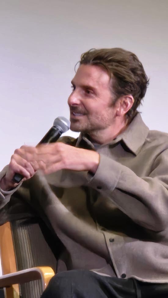 Thank you BRADLEY COOPER