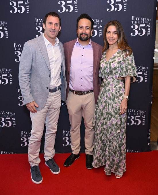 Jim Kaufman, Lin Manuel Miranda, Julia Kaufman