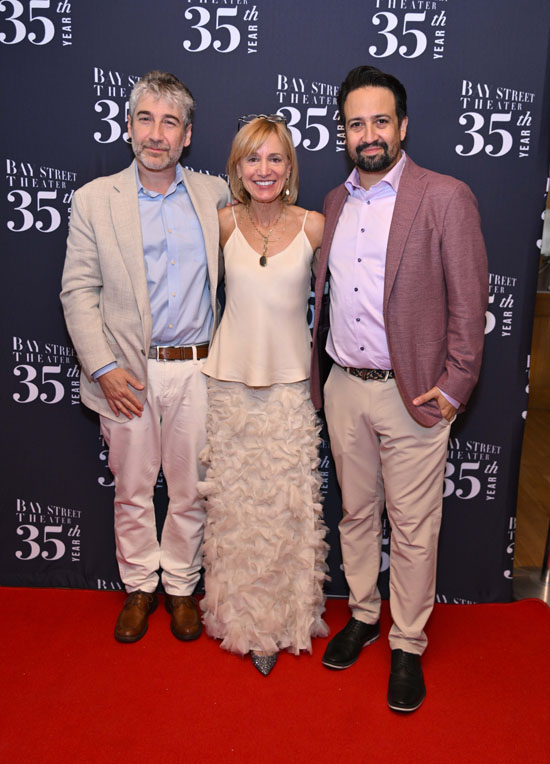 Scott Schwartz, Tracy Mitchell, Lin-Manuel Miranda