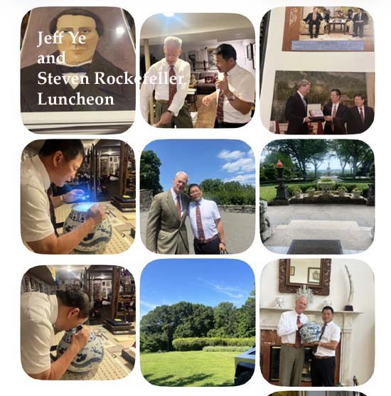 Jeff Ye and Steven Rockefeller Luncheon