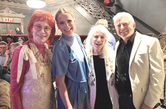 Dr Judy Kuriansky, Jennifer Nettles, Jamie De Roy and Michael Keating