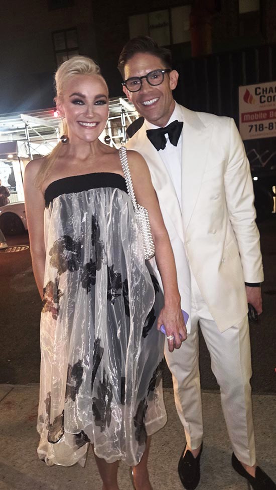 Betsy Wolfe and Frank Dilla