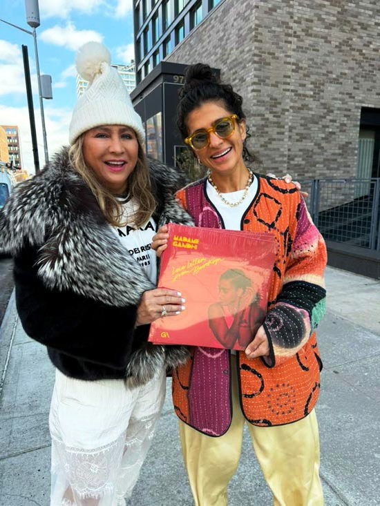 Meera Gandhi and Madame Gandhi