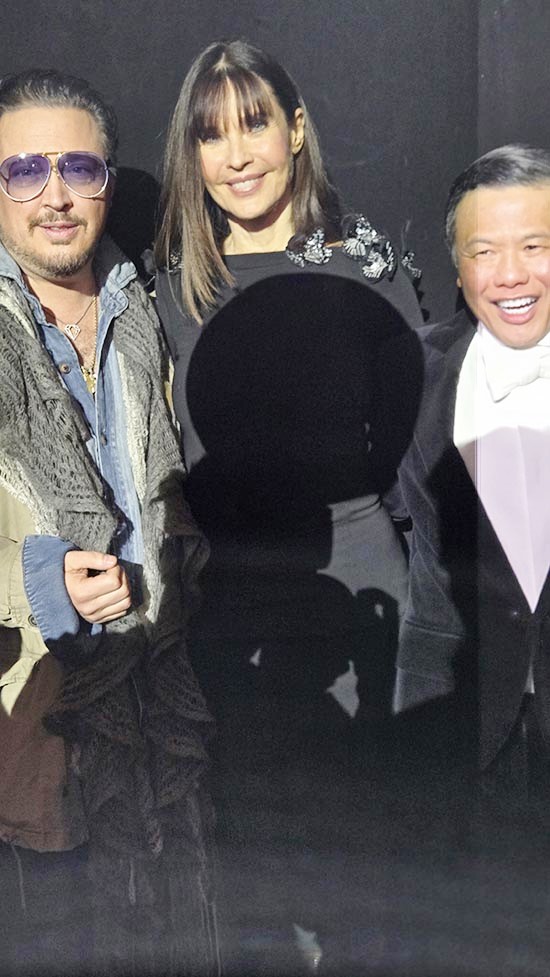 MAX Tucci, Carol Alt and Zang Toi,loving Zang
