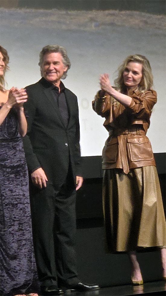 Kurt Russell and Michelle Pfeiffer. photo by Rose Billings