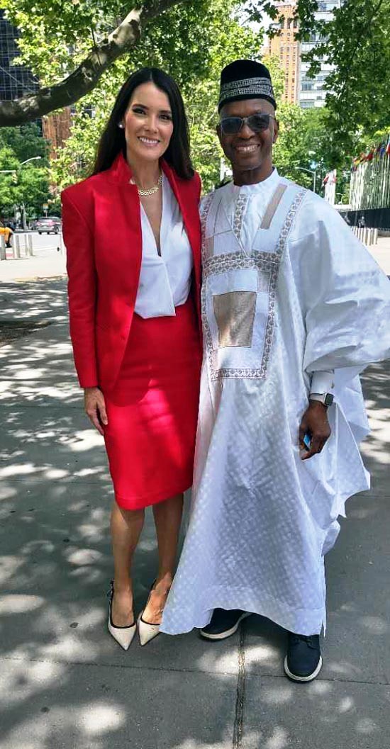 Christina Pascucci, Dr. Djibril Diallo.