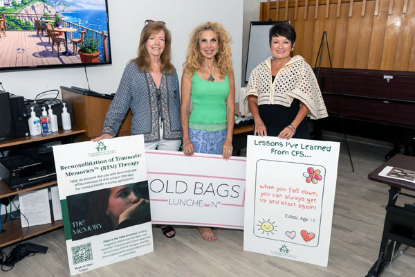 Old_bags_luncheon_2026_ Barbara Pendrill, Beth Fishel, Nancy Bush main photo banner. Photo by: Premier Photo