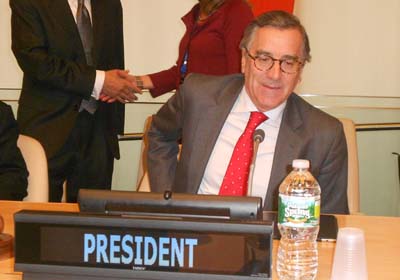 H. E. Mr Nestor London, President of the UN Economic and Social Council