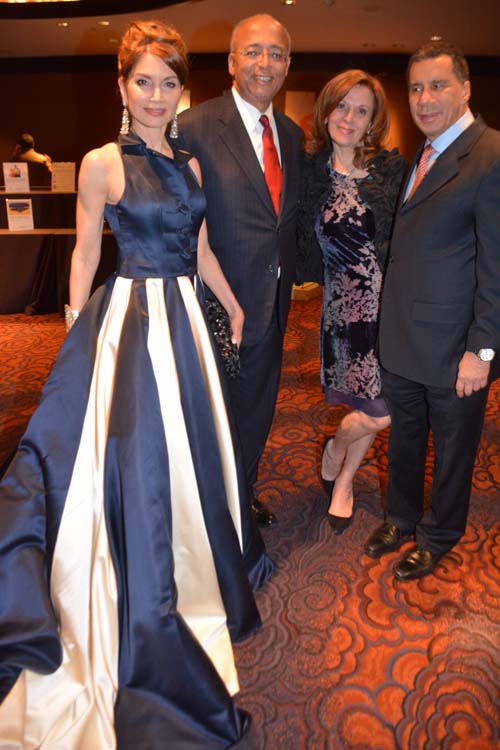 Jean Shafiroff (Chair) Bill Thompson 42nd New York Comptroller, Mary Sliwa and David Patterson.  Photo by:  Rose Billings/Blacktiemagazine.com