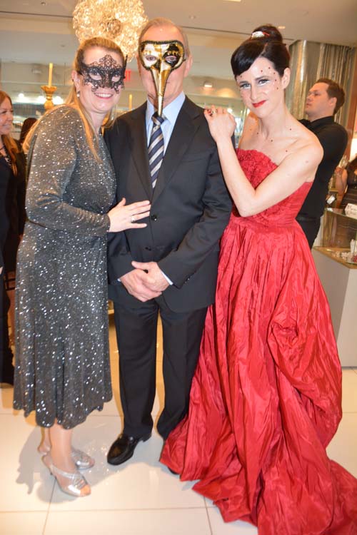 Jeanette Seifert-Wittmer, Marc Wittmer Ph.D., and Tanja Dreiding Wallace. Photo by: Rose Billings/Blacktiemagazine.com
