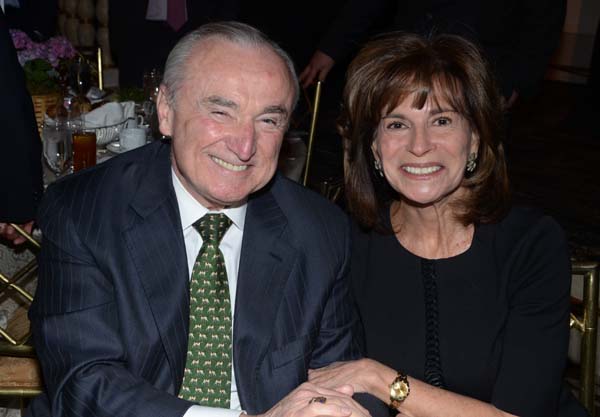 NYC Police Commissioner William J. Bratton; PAL Director Rikki Klieman